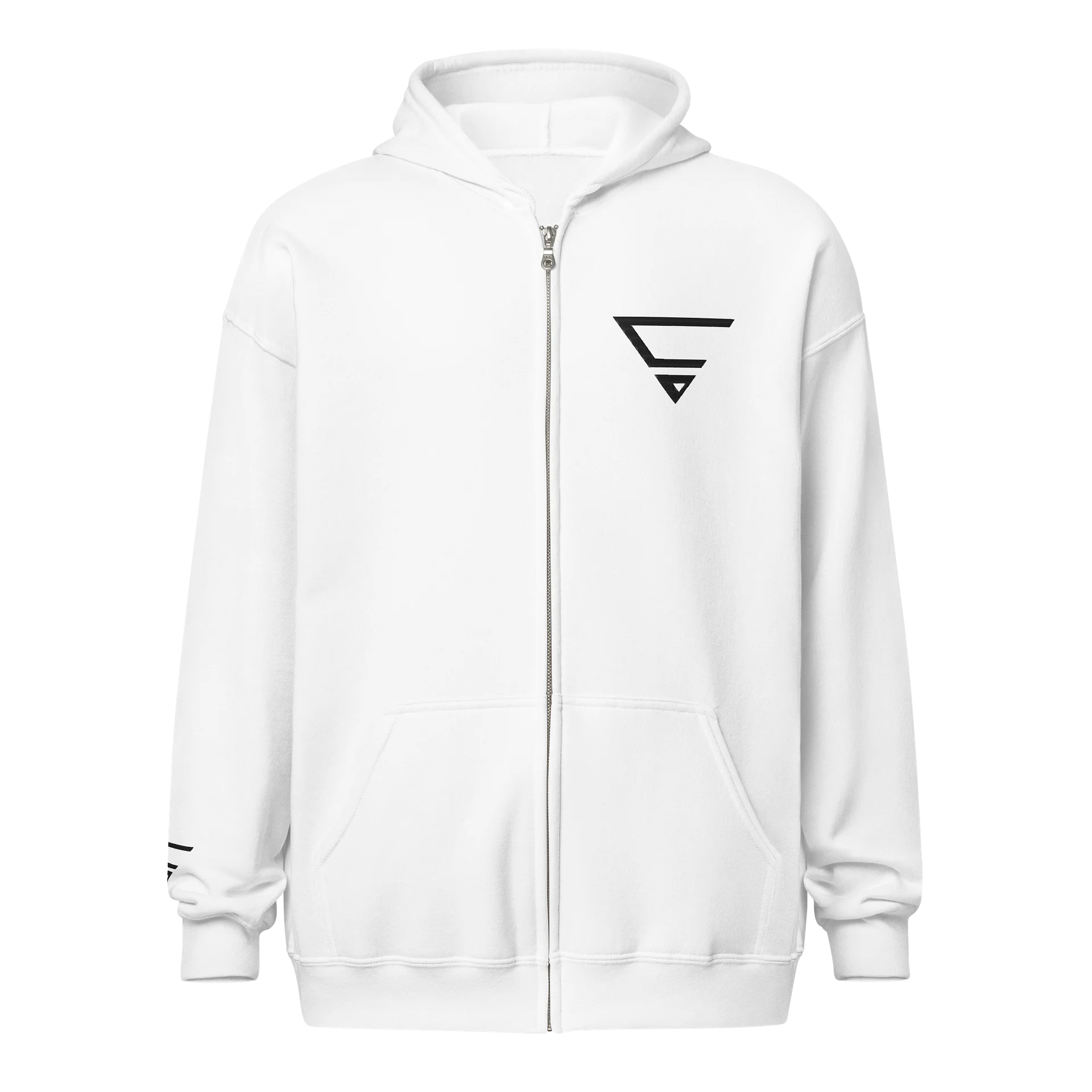 CraytoX Zip-Hoodie - White product image (2)