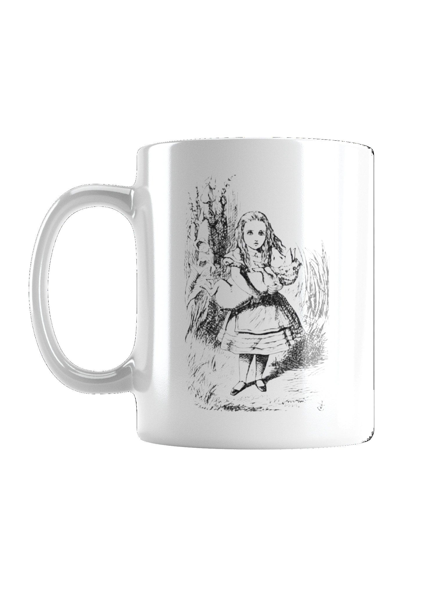 Pig & Pepper, Glossy White Mug, Alice's Adventures in Wonderland, Chapter 6 product image (1)