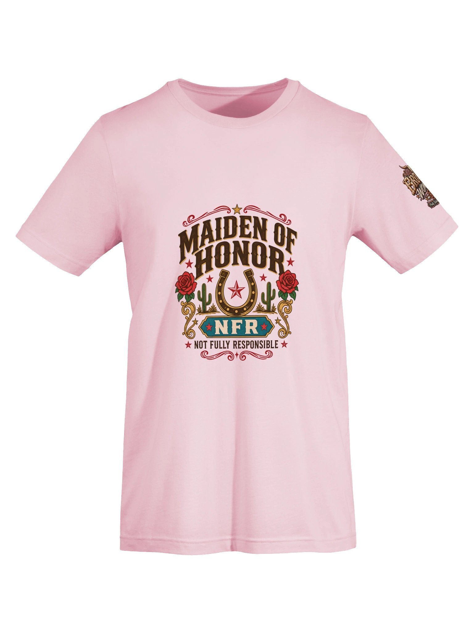 Western Bachelorette Party Shirt — Maiden of Honor NFR Not Fully Responsible | Broken Marriage™ product image (6)