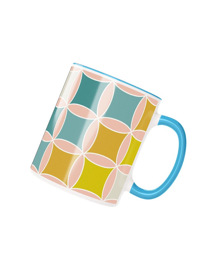 Mid Century Retro Light Geometric Delight Ceramic Mug product image (10)