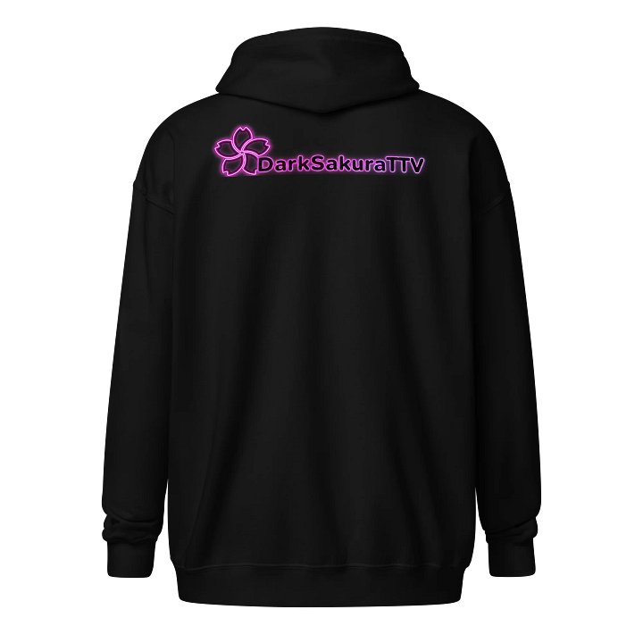 DarkSakuraTTV Neon Logo Heavy Blend Zip Hoodie product image (2)