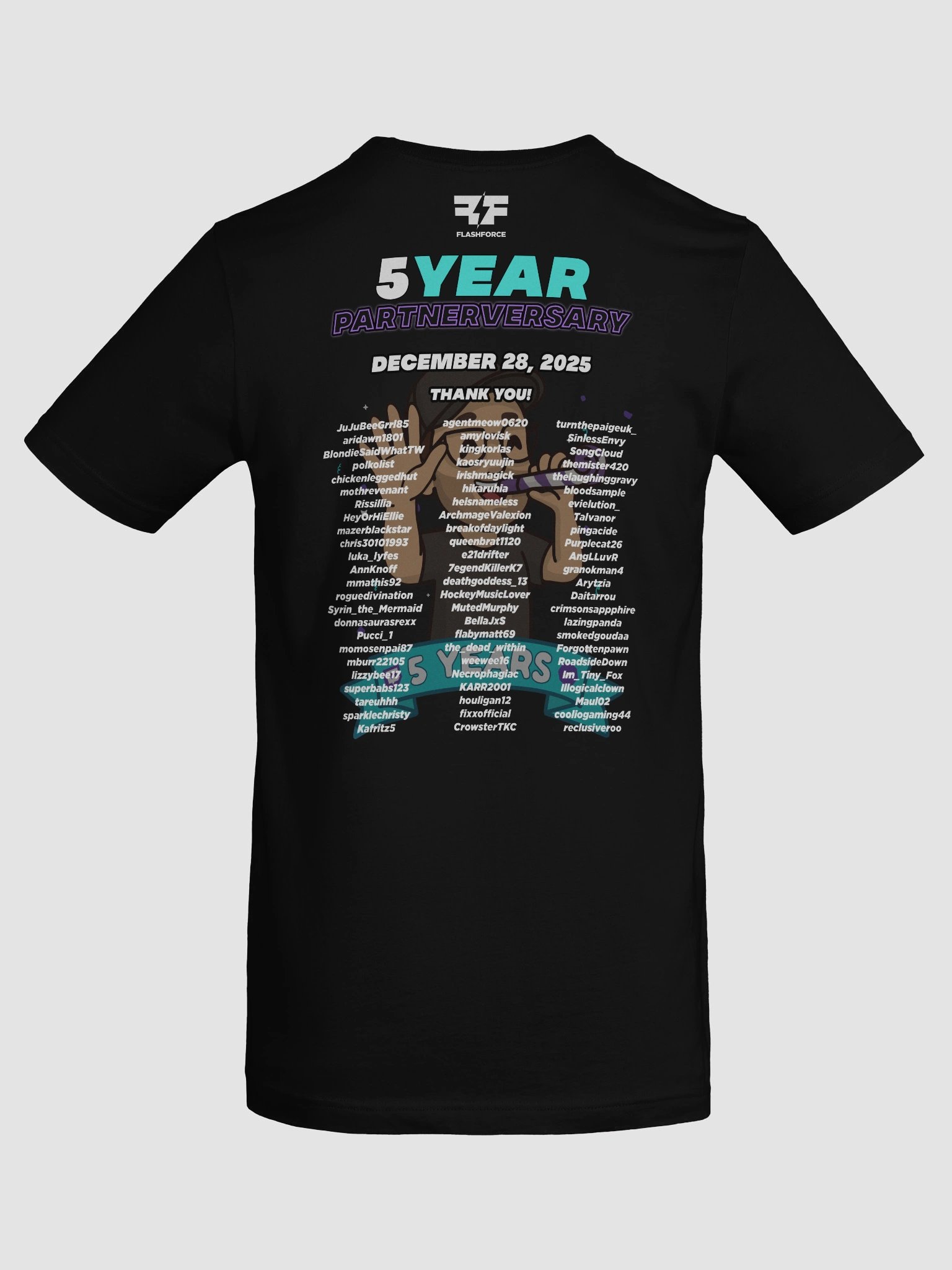FlashForce 5 Year Partnerversary Shirt product image (8)