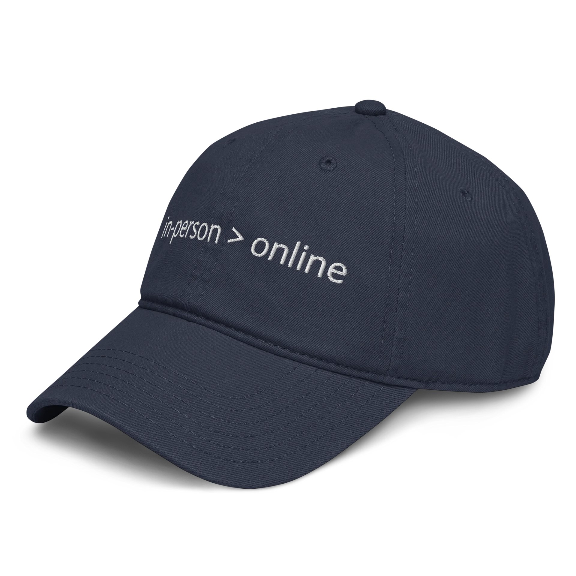 in-person > online embroidered baseball Cap product image (3)