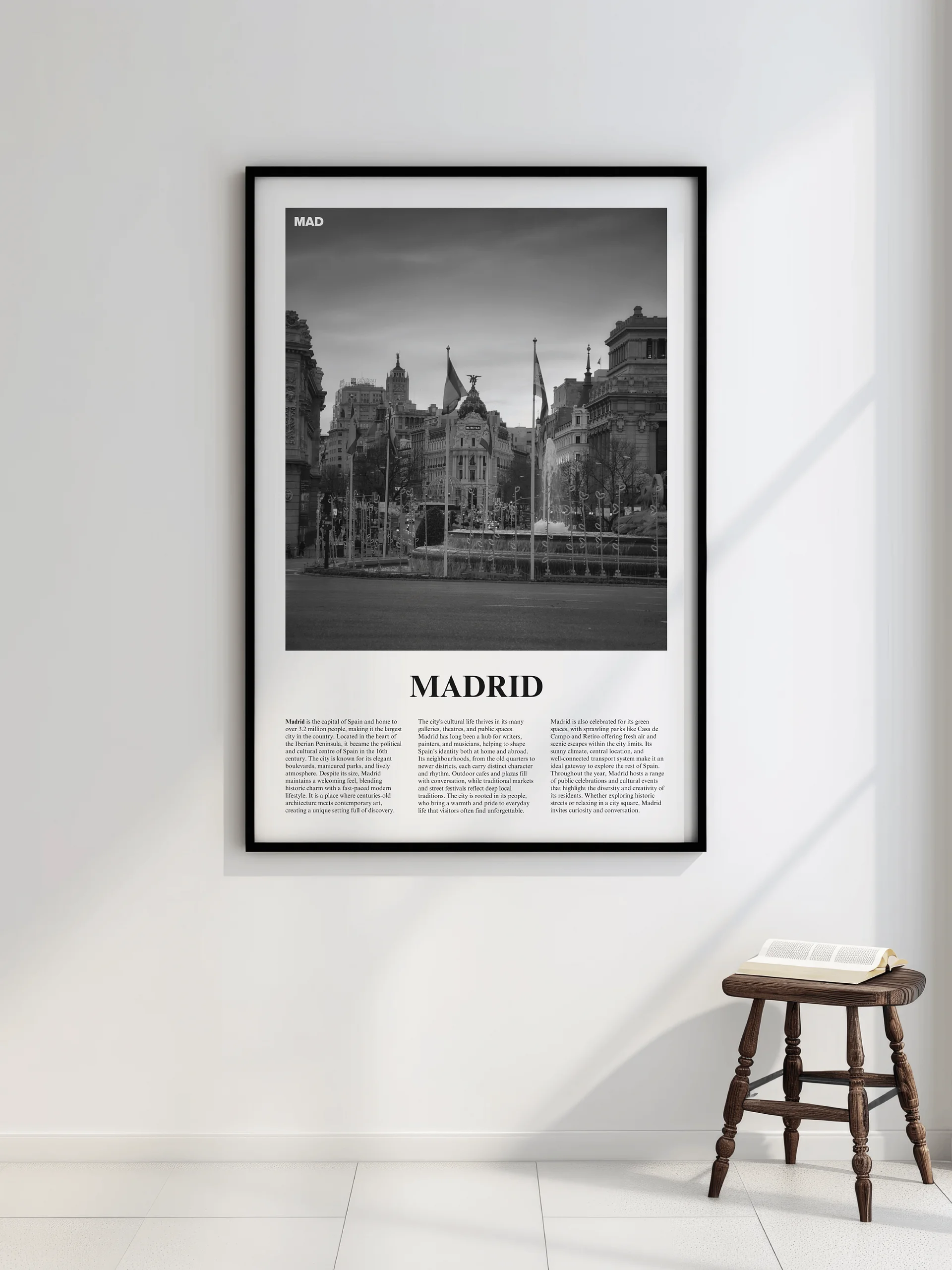 Madrid 03 Newspaper Poster product image (2)