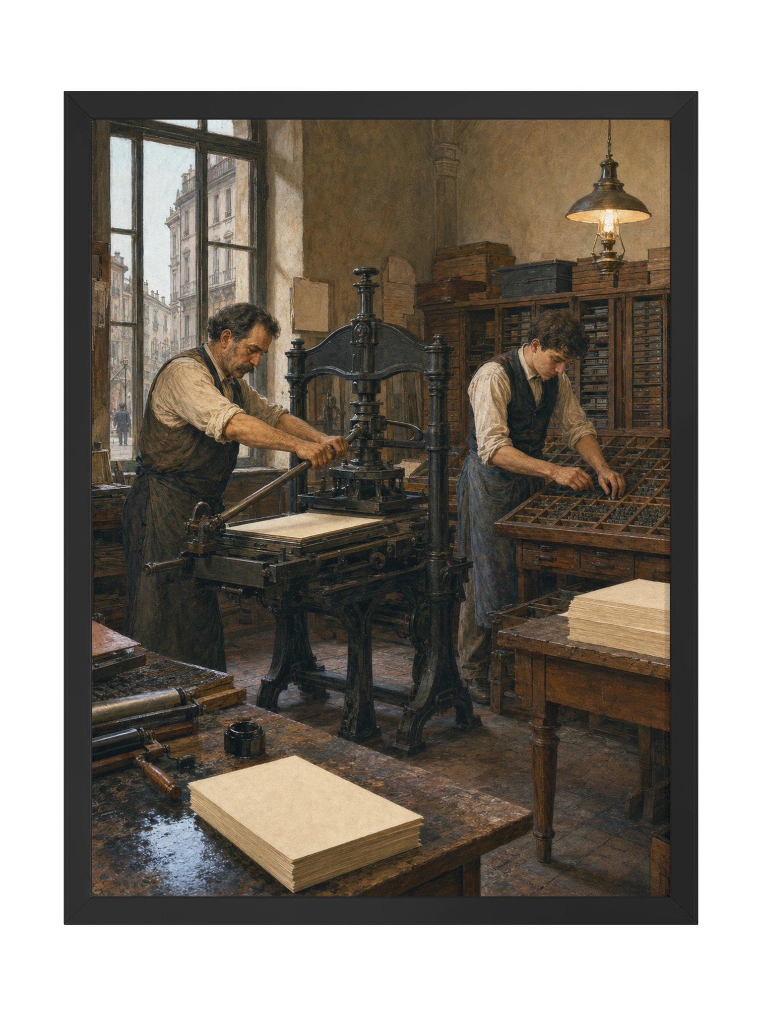 La Stamperia di Brera — Framed Matte Art Print product image (1)