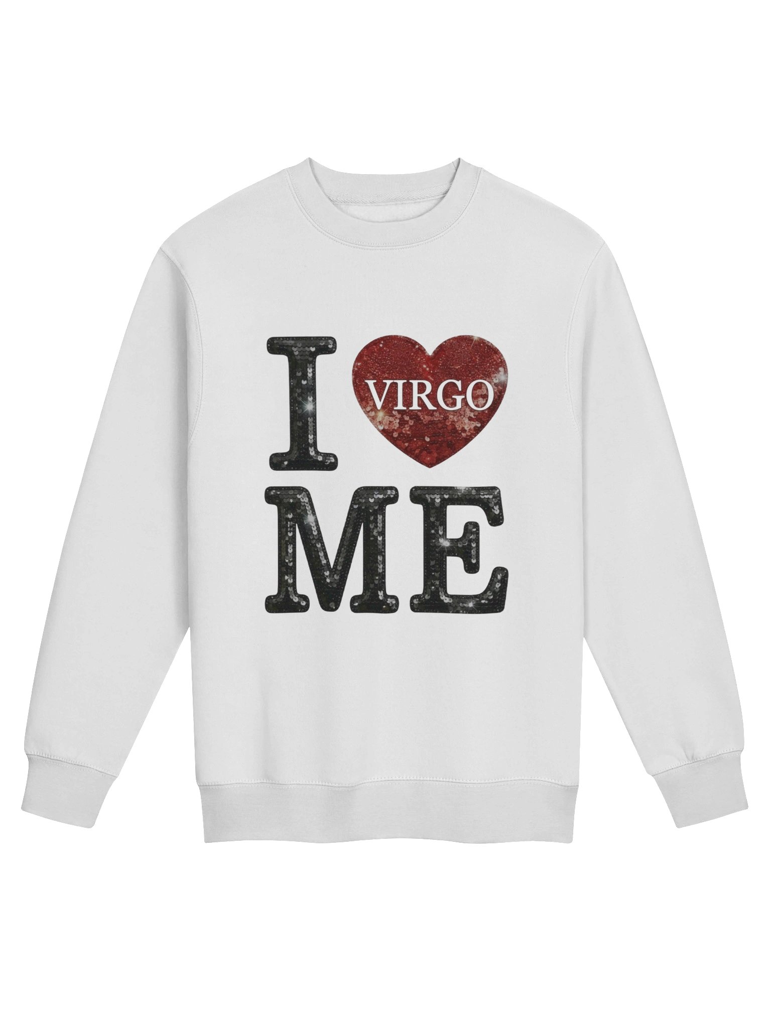 Sequin Virgo Love Crewneck Sweatshirt product image (1)