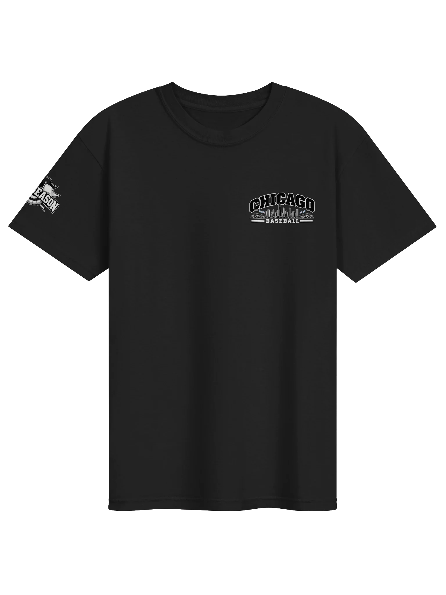 Chicago Southside Baseball 2026 "Postseason" Animated Player Back Print T-Shirt product image (1)