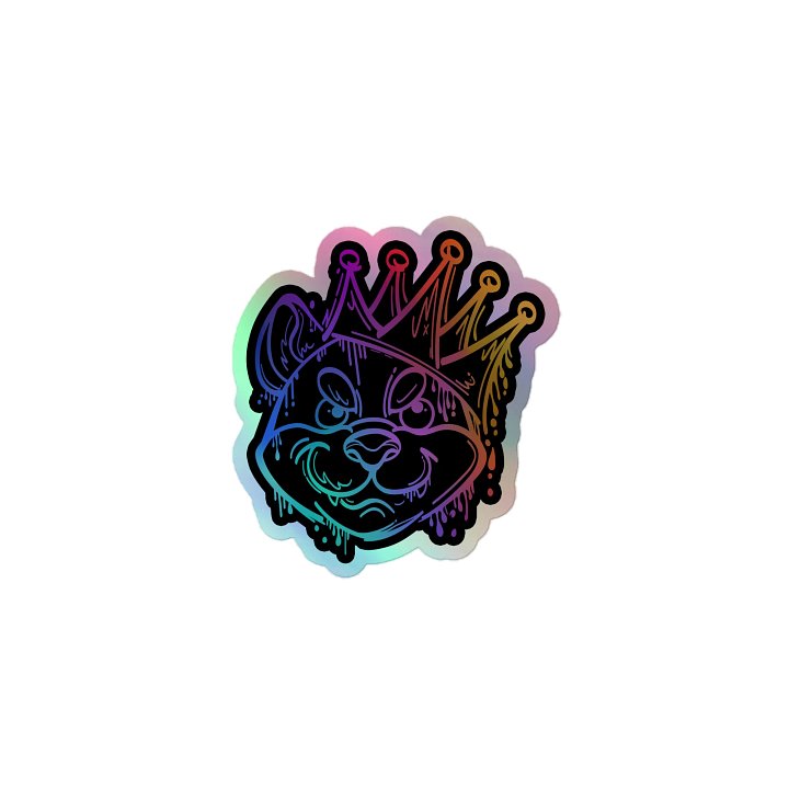 Shweedle Dog Rainbow Sticker product image (1)