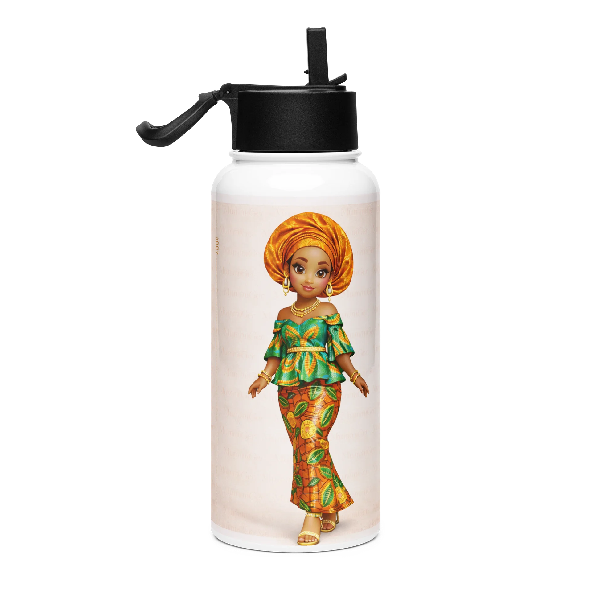 Ankara Elegance Stainless Steel Water Bottle product image (4)