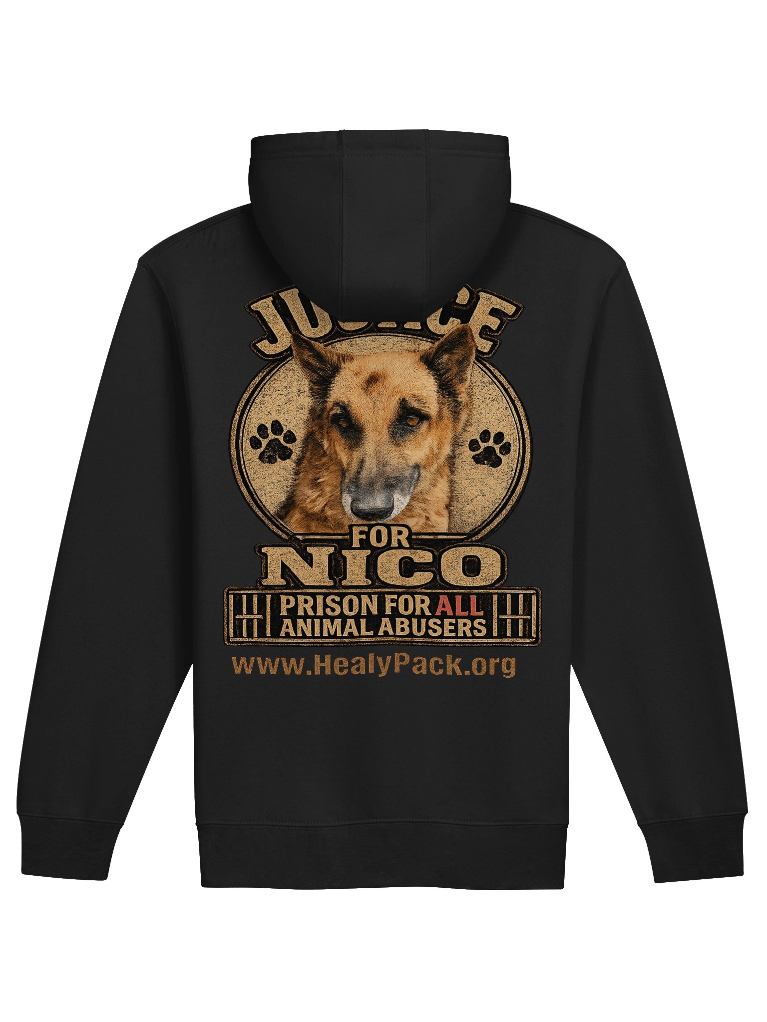 Zippered Hoodie (Lane Seven) - Justice for Nico product image (2)