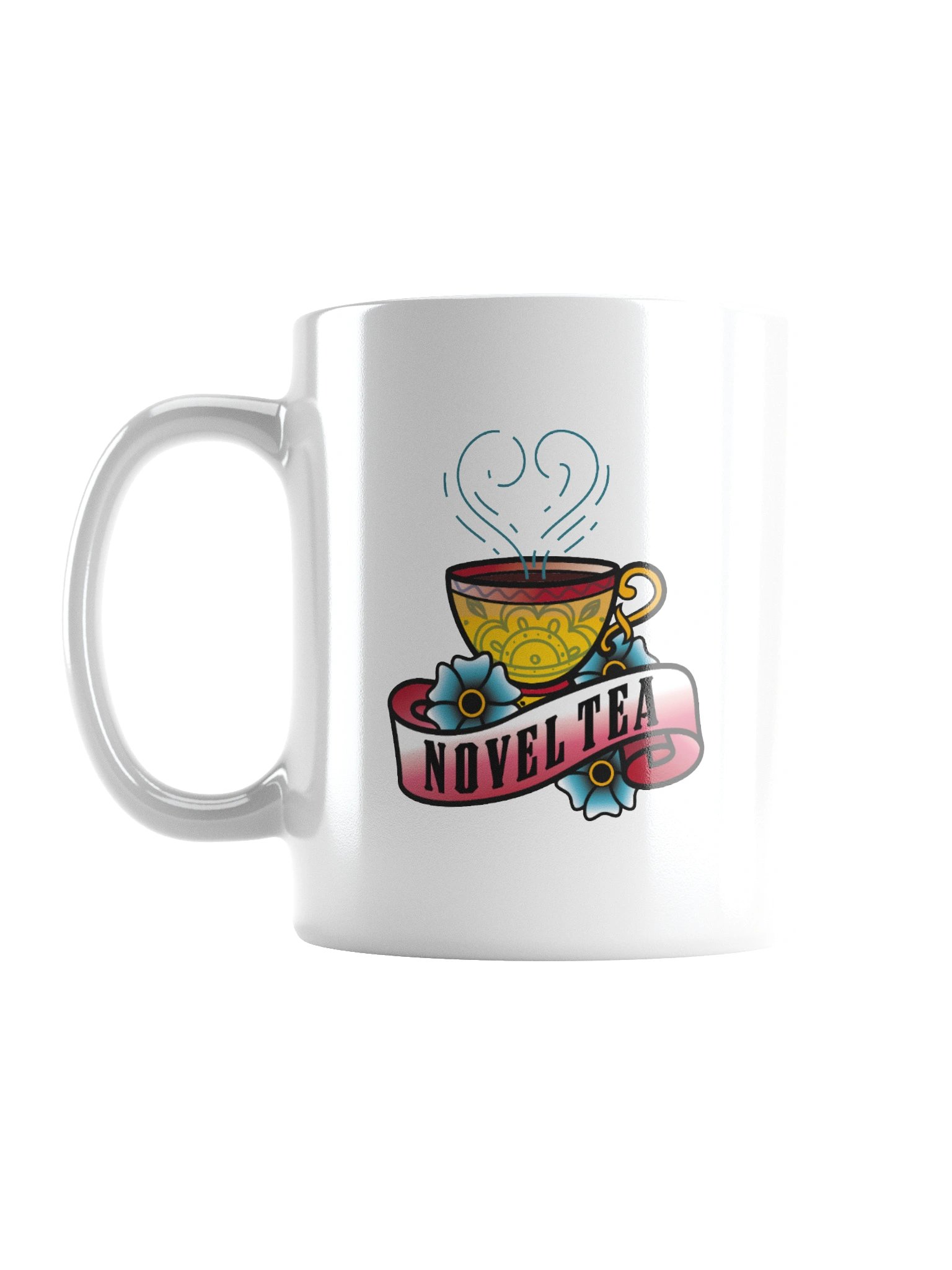 Novel Tea White Glossy Mug product image (1)