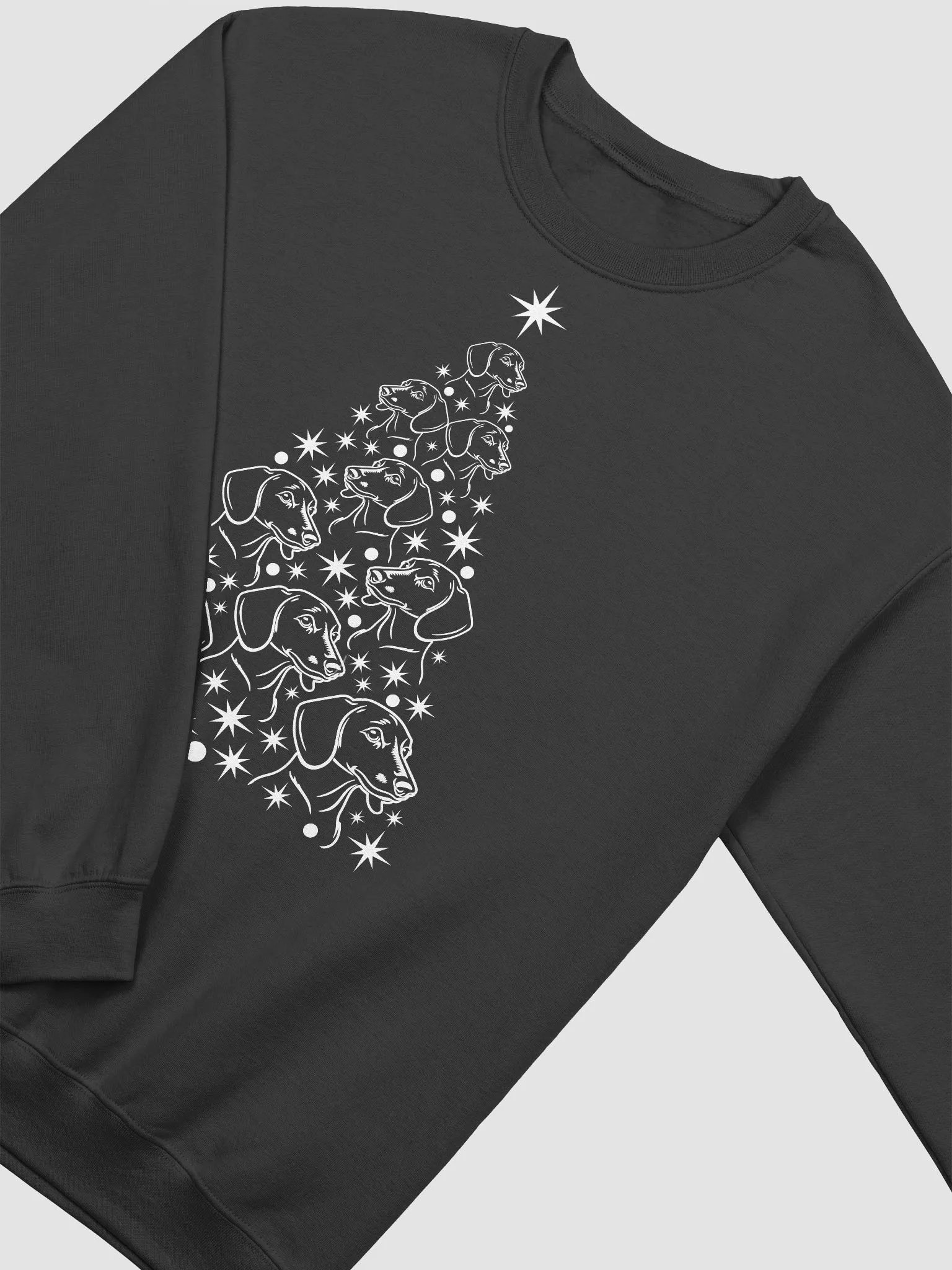 Dachshund Christmas Tree Sweatshirt Design for Doxie/Wiener Paw-rents product image (4)