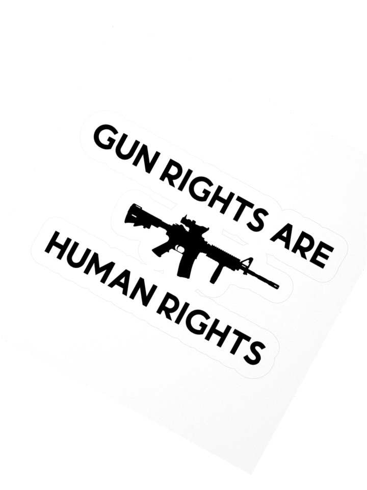 Gun Rights Are Human Rights | Sticker product image (4)