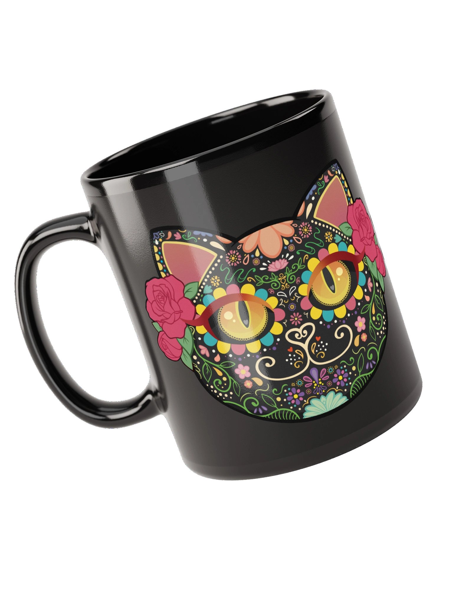 Sugar Skull Cat Mug product image (5)