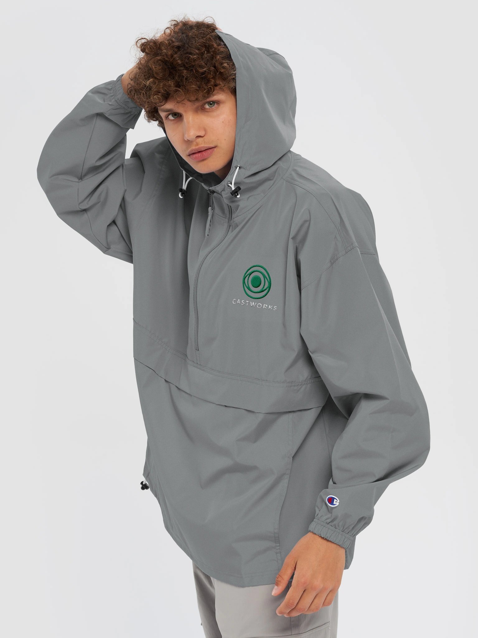 Castworks Champion Packable Jacket (Grey) product image (5)