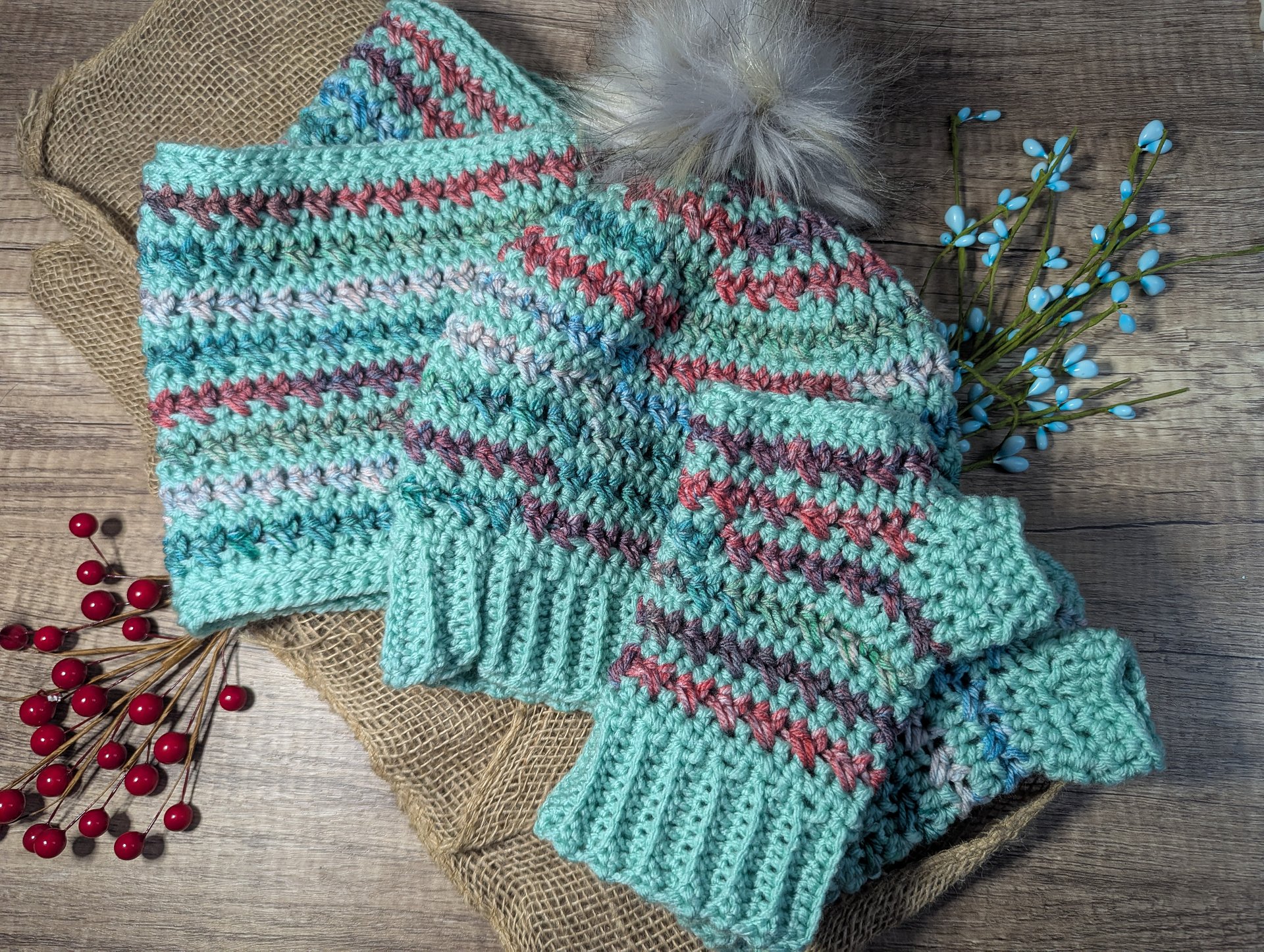 Double Cross Winter Set - Mint/Vari product image (1)