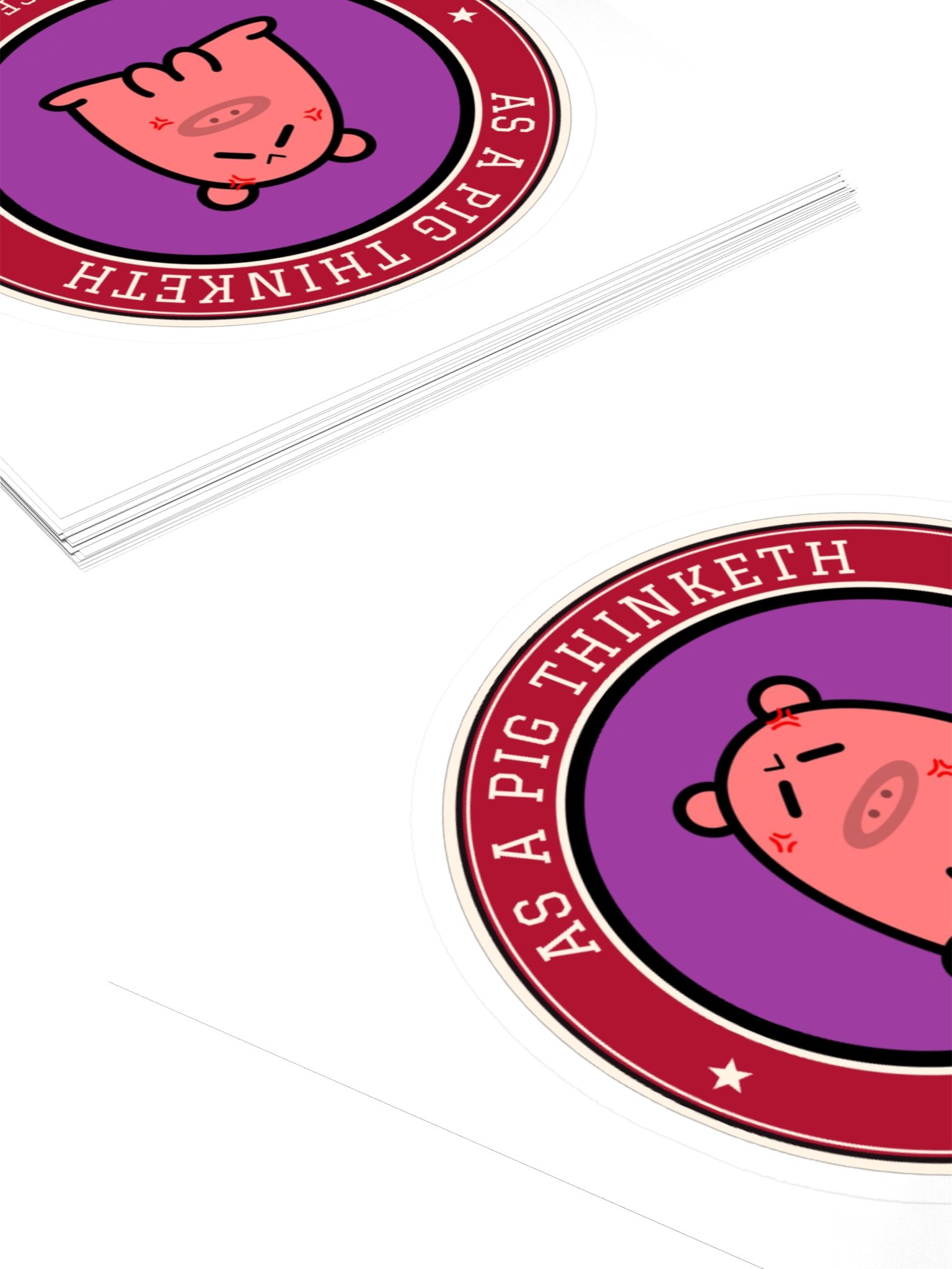 Anngy Piggo Sticker | As a Pig Thinketh product image (10)