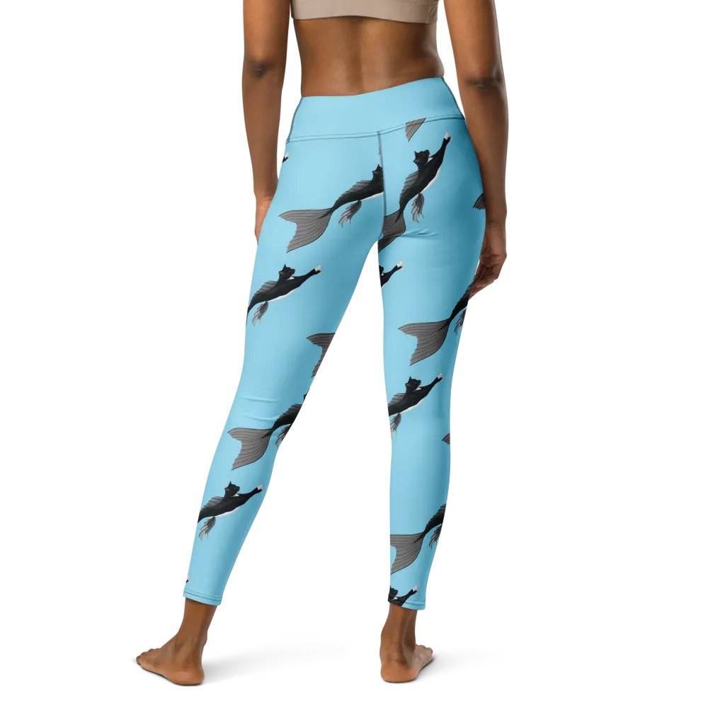 Mermeow Swimming Yoga Pants product image (2)