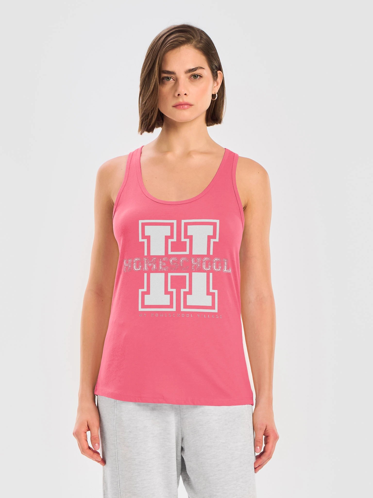 The Homeschool Varsity Racerback Tank product image (3)