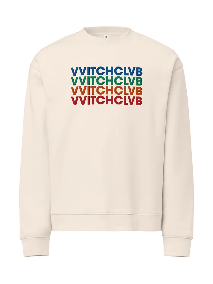 vvitchclvb - "VVC" Embroidered Sweatshirt (Bone) product image (1)