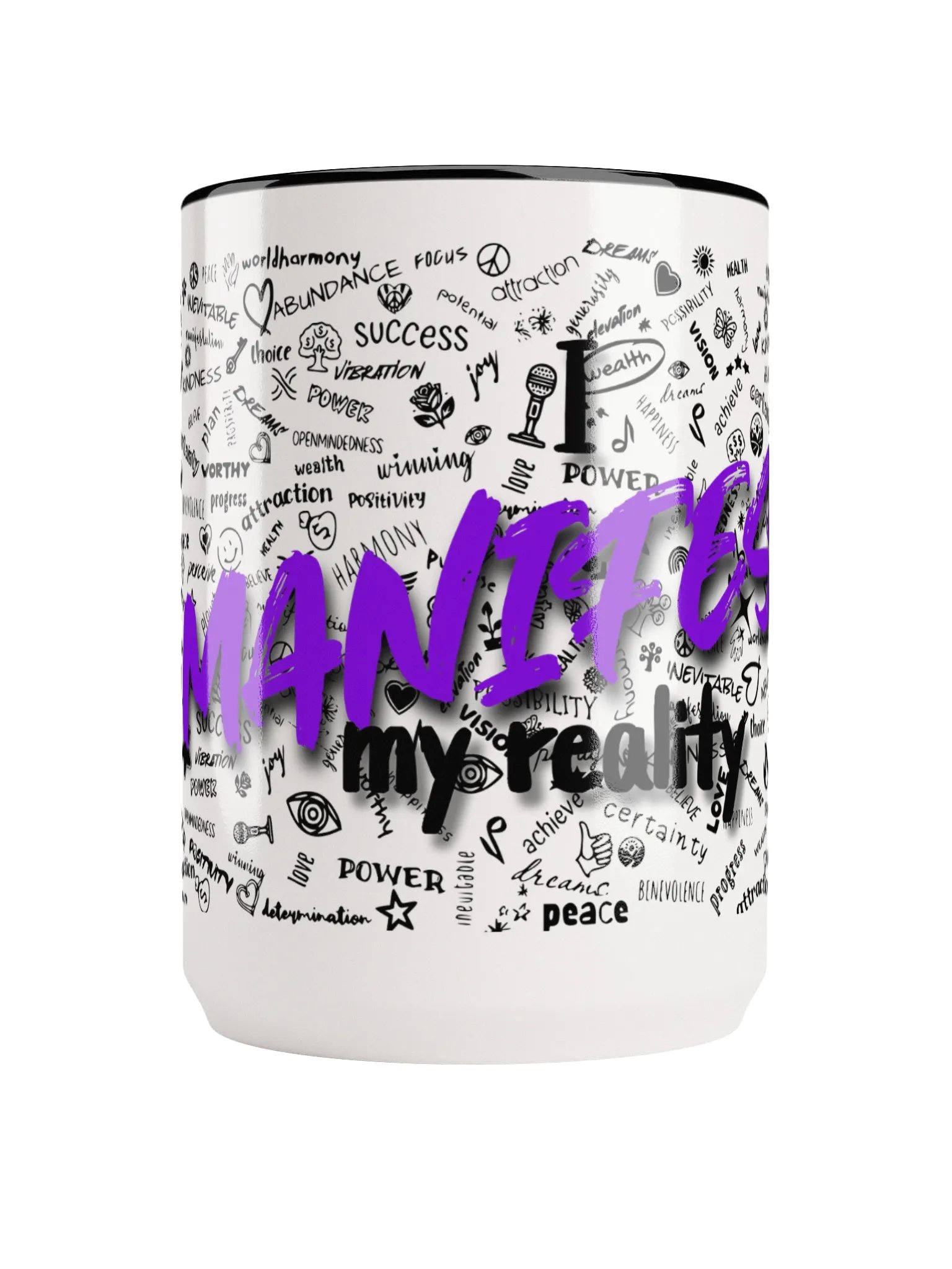 Manifest Your Reality Mug, Purple product image (1)