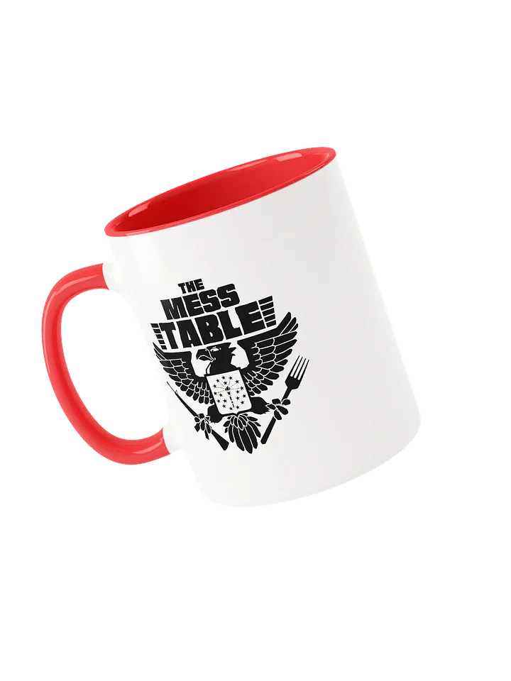 White/Red Mug with Black TMT Logo product image (1)