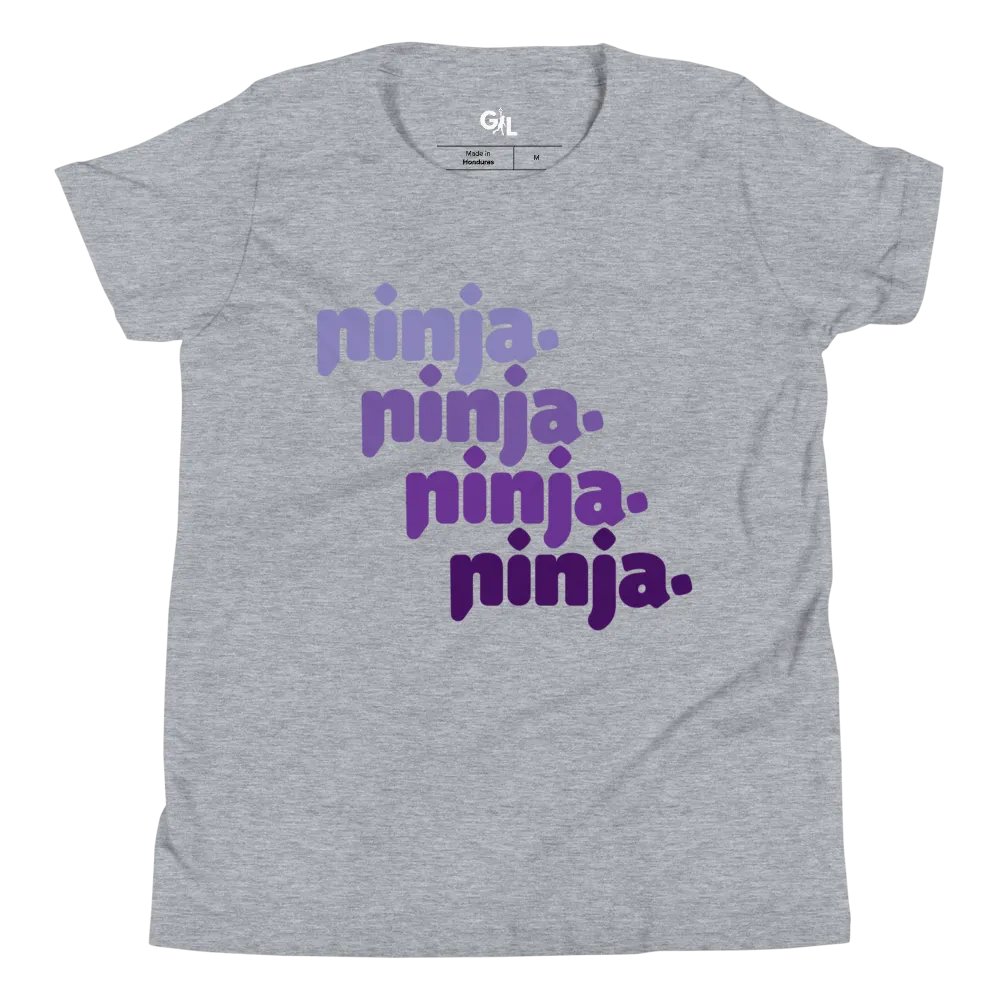 Quad Ninja Kids Tee: Purple product image (1)