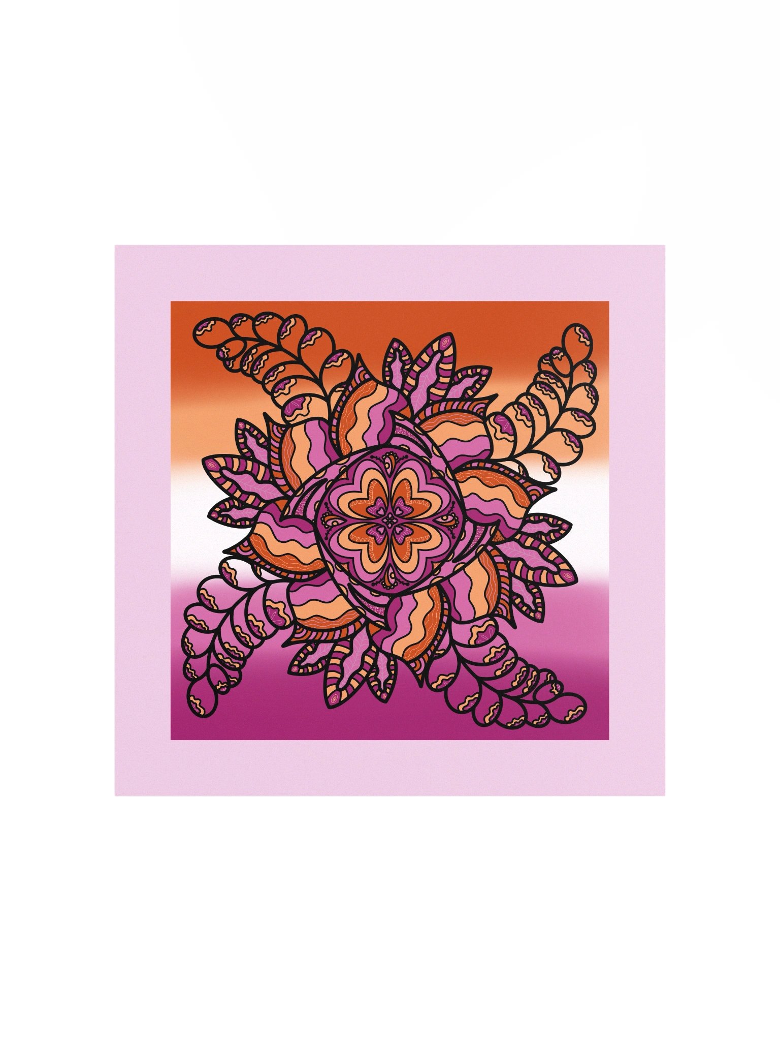 Lesbian Pride! Art Print product image (2)