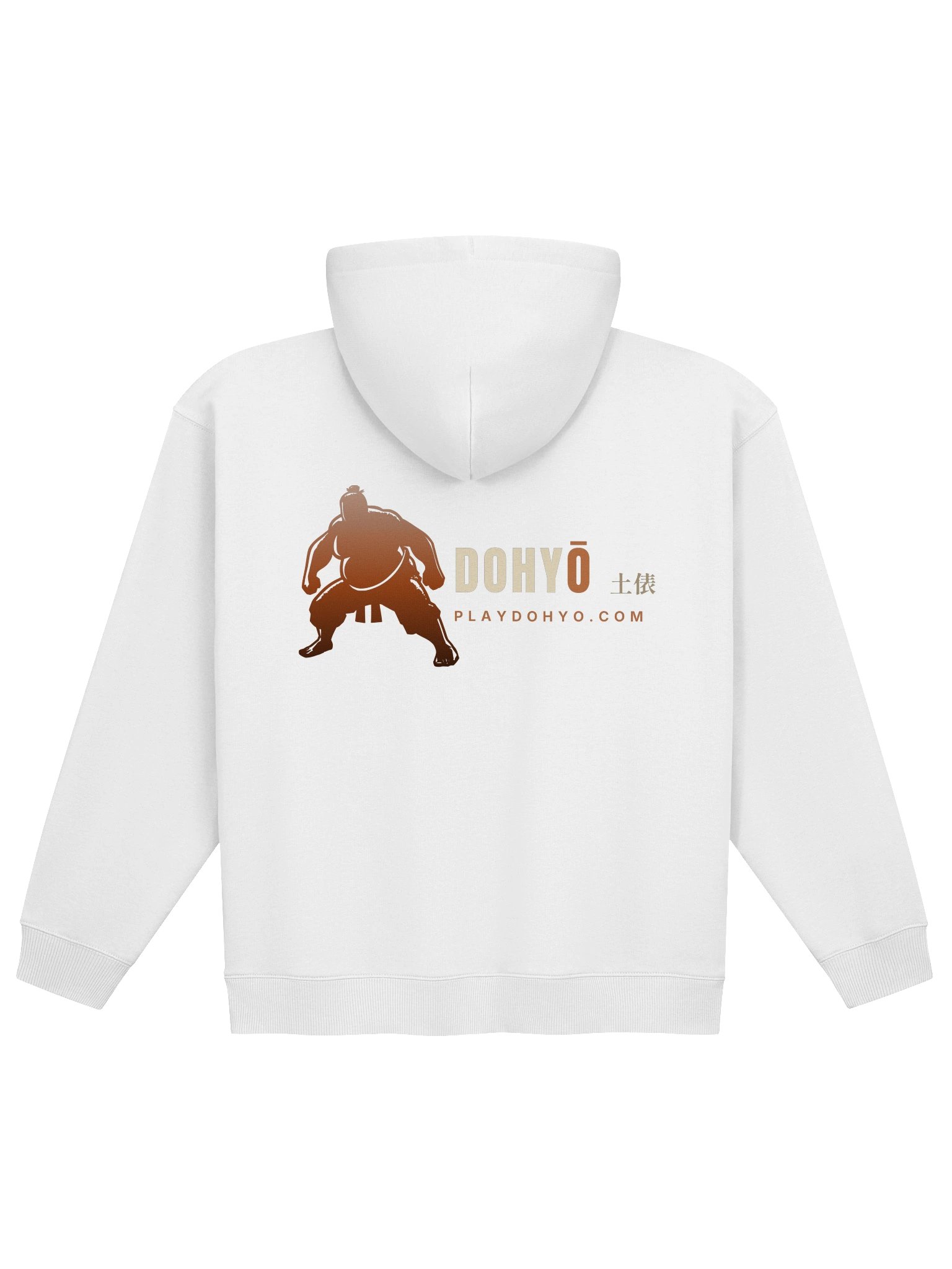 DOHYŌ Hoodie — White product image (2)