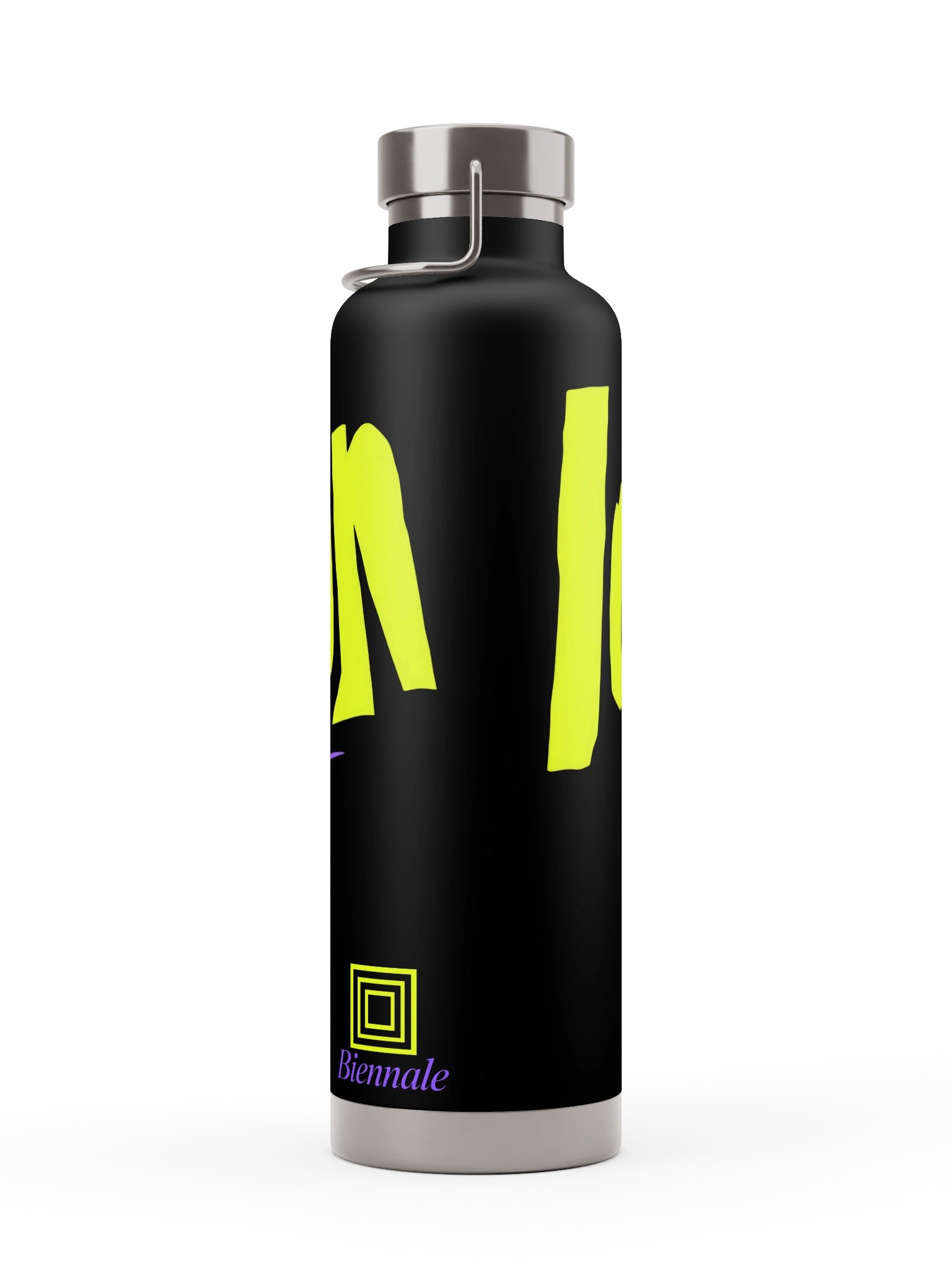 London Yellow Typographic Bottle by Biennale product image (4)