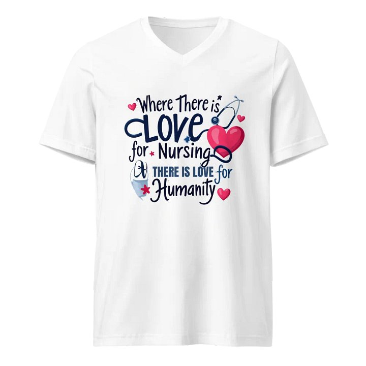 Heartfelt Nursing Love V-Neck Tee product image (1)