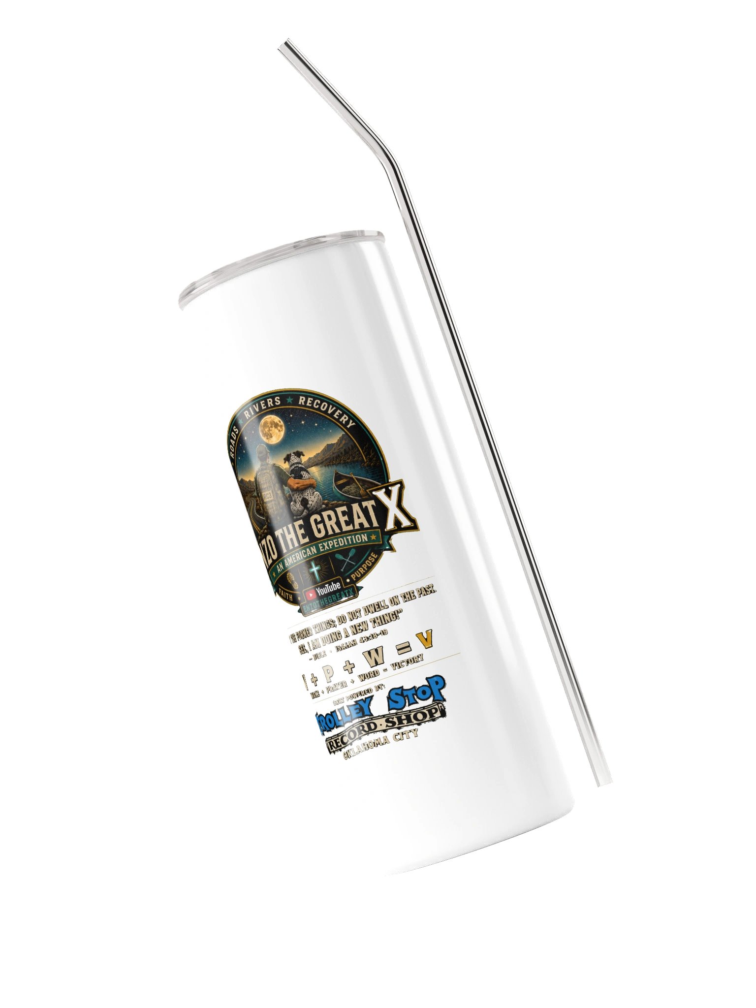 Enzo The Great X — Roads • Rivers • Recovery Tumbler product image (3)