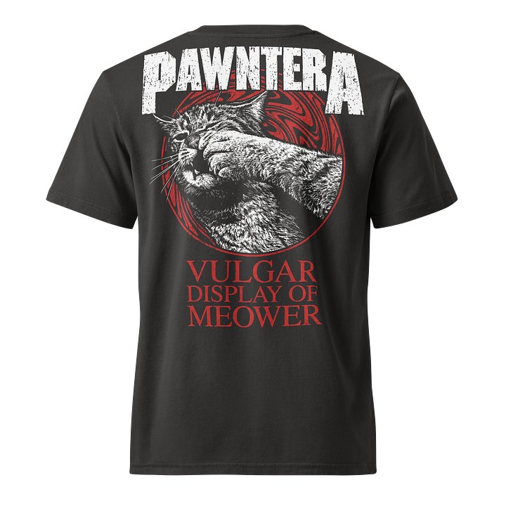PAWNTERA VULGAR DISPLAY OF MEOWER VINTAGE TEE product image (1)