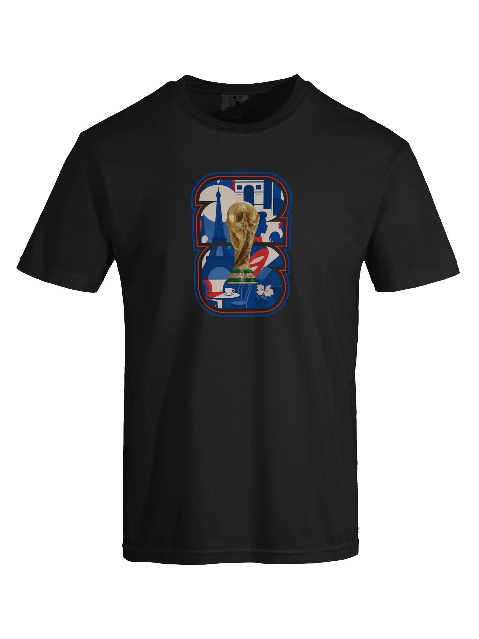 France World Cup Number 3 Graphic Tee product image (61)