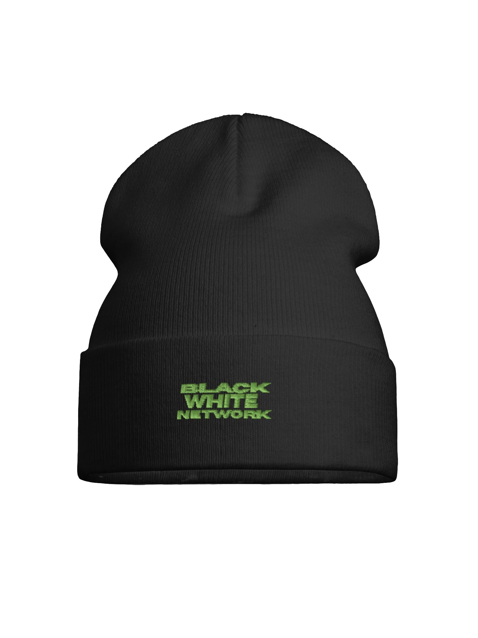 Black White Network Beanie product image (2)
