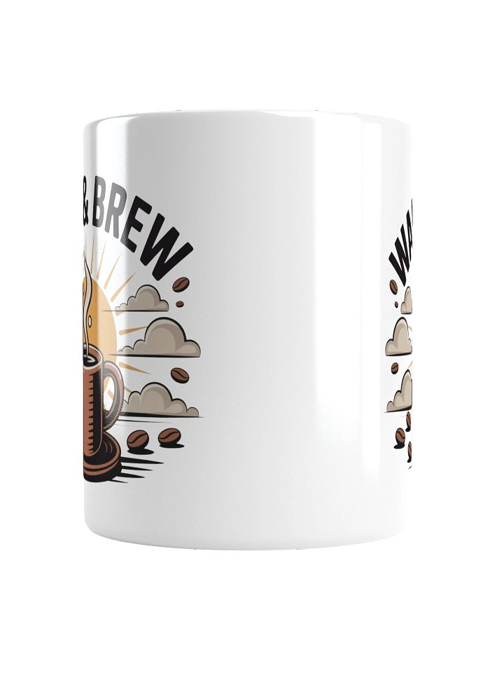Wake & Brew Coffee Mug – Perfect for Morning Coffee Lovers product image (2)