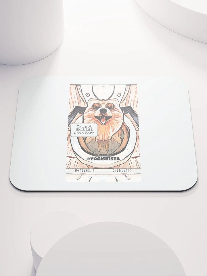 Skibidi Ohio Rizz Dog Mouse Pad product image (1)