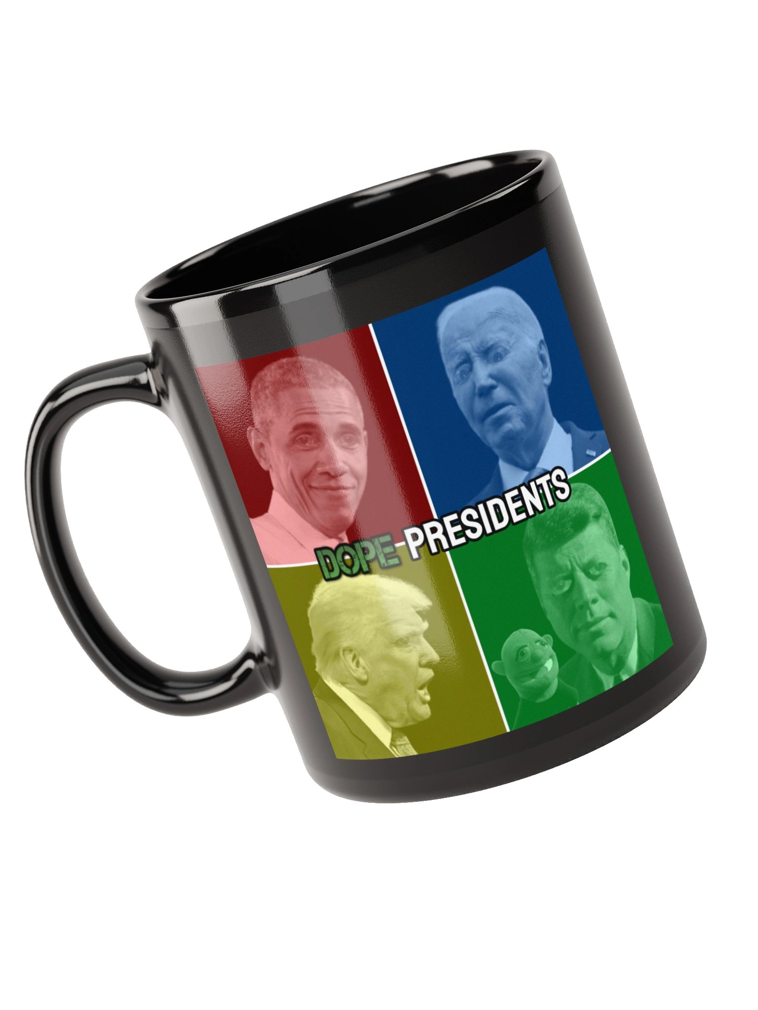 Dope Presidents Mug (Black) product image (1)