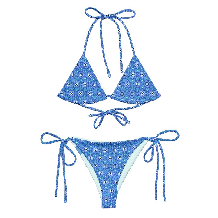 Blue Mandela Effect String Bikini Set product image (2)