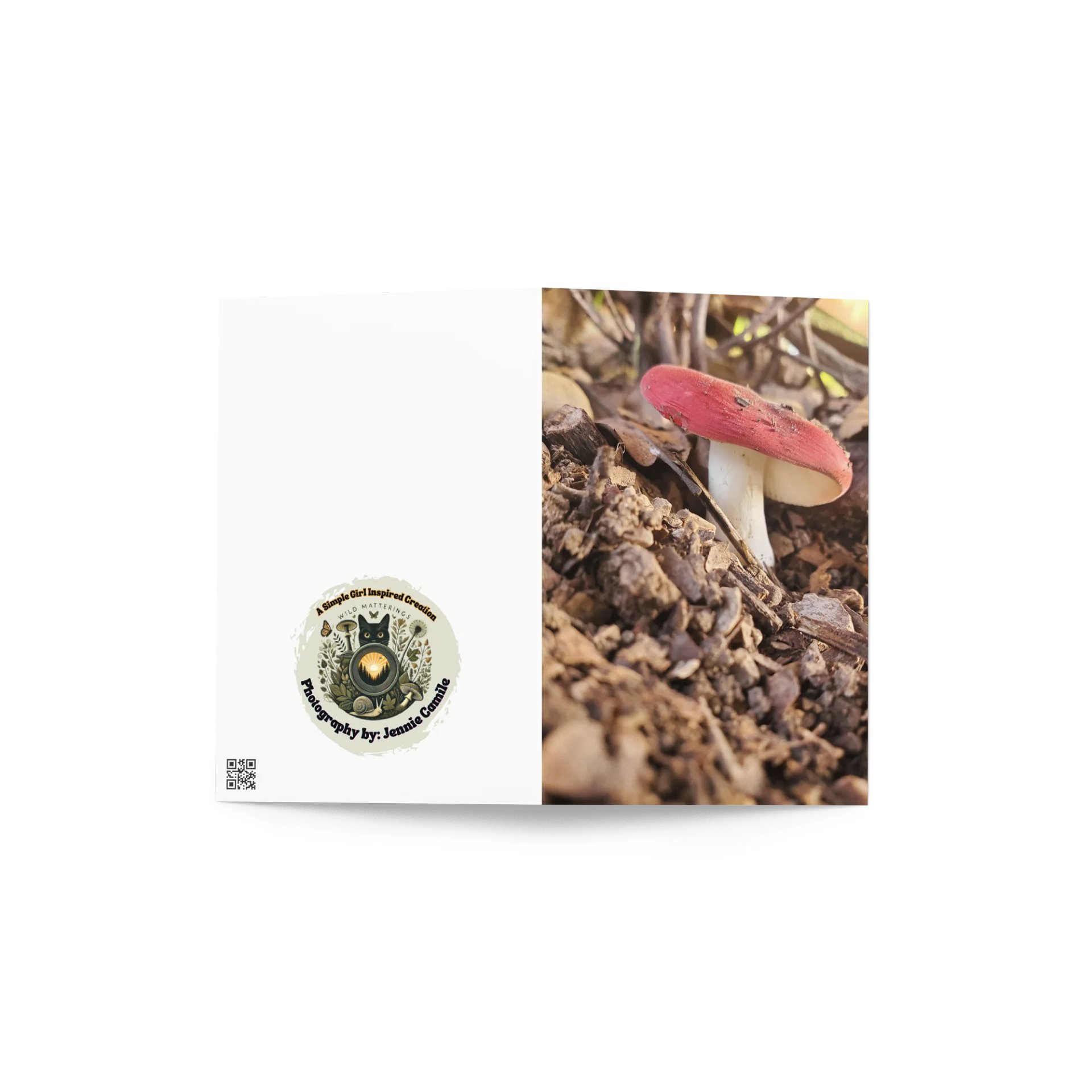 A Red Mushroom Greeting Card product image (2)