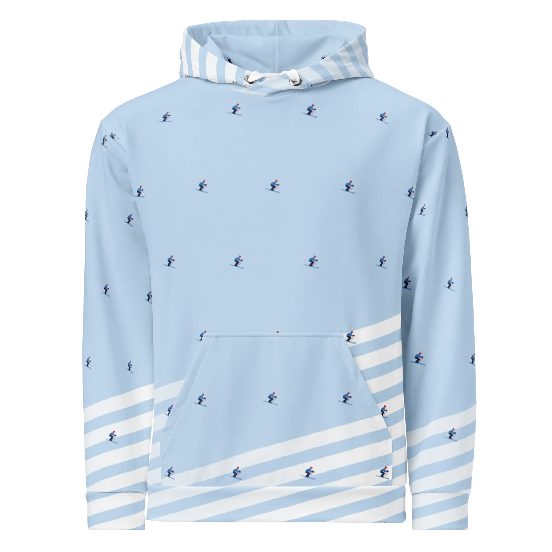 Alpine Skier Hoodie | Glacial Blue product image (1)