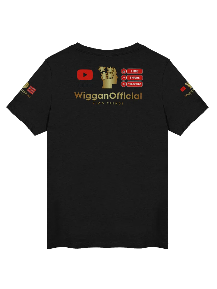 WigganOfficial logo Women's Relaxed V-Neck T-Shirt product image (2)