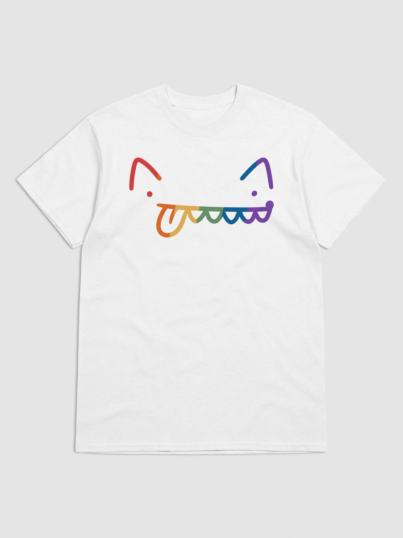 Minimal Rainbow Fox T-Shirt product image (5)