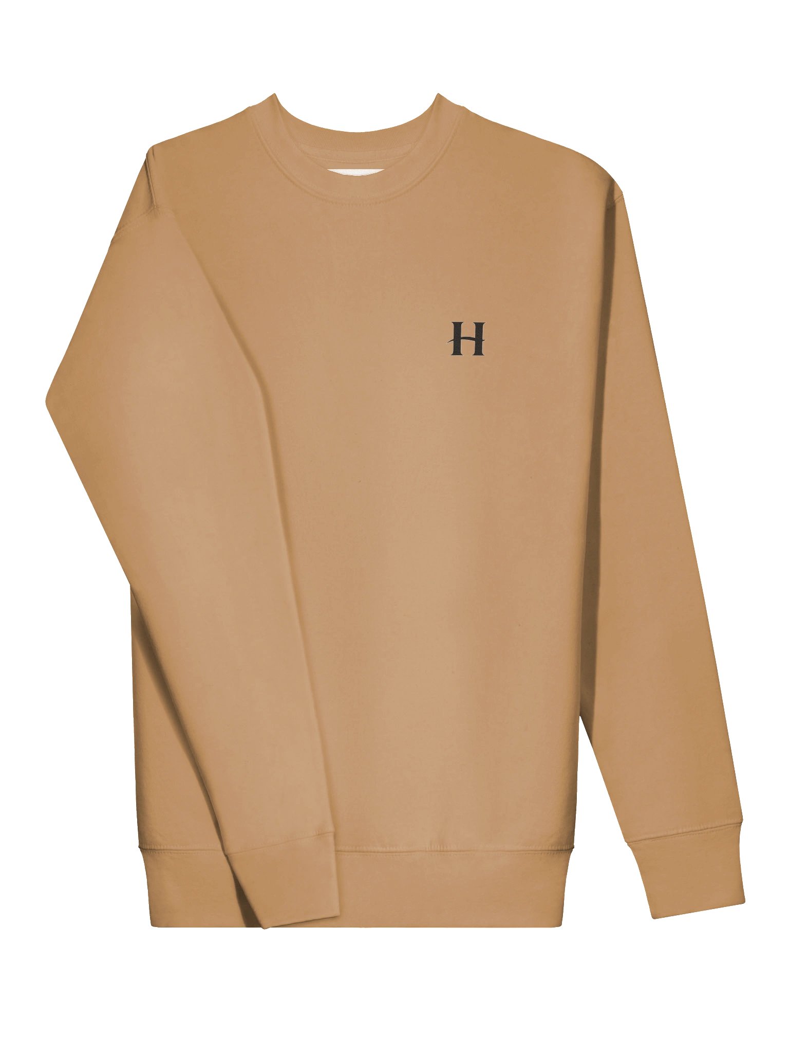 Minimalist H Monogram Beige Crewneck Sweatshirt – Premium Unisex Streetwear Pullover product image (3)