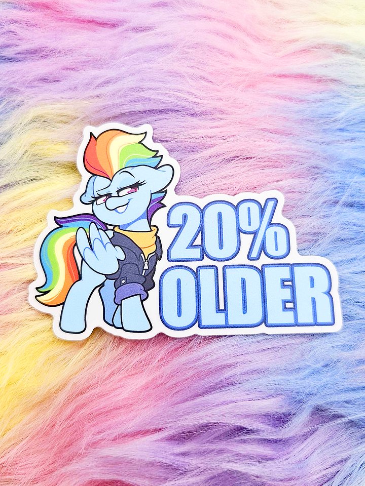 20 Percent Older | Sticker product image (2)