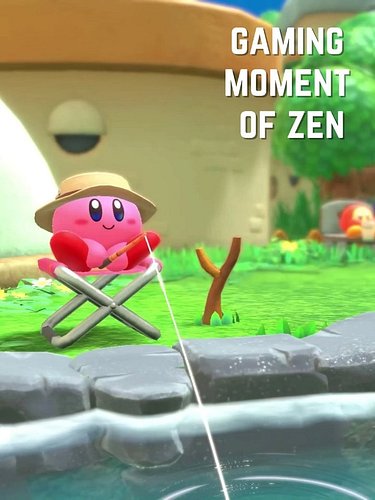 Kirby’s whole thing is copying powers and diving into wild, strange worlds.
But between boss fights, he just…sits by the wate...