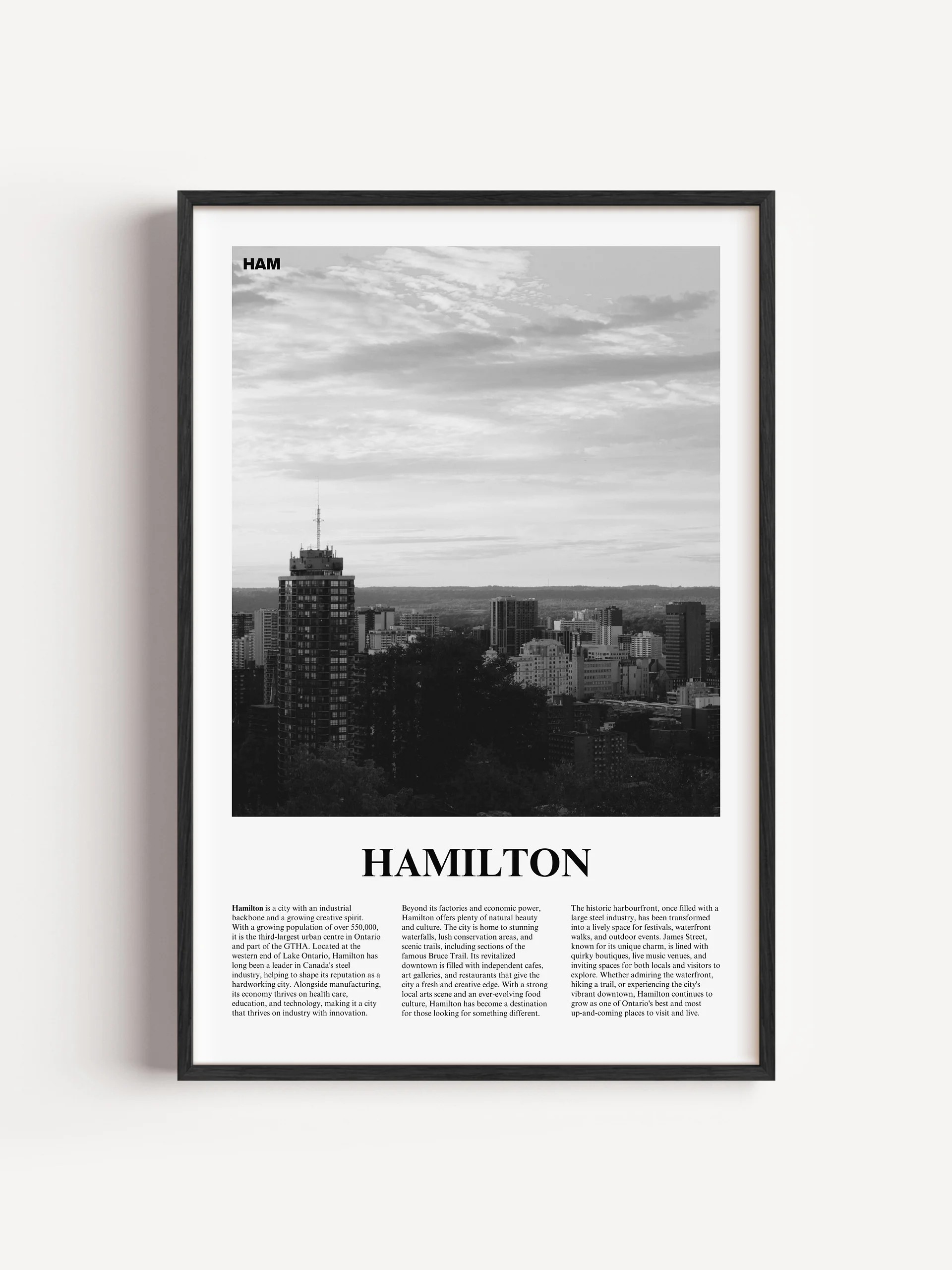 Hamilton 01 Newspaper Poster product image (1)