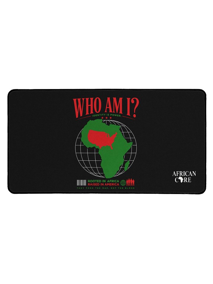 WHO AM I? Mousepad DeskMat product image (1)