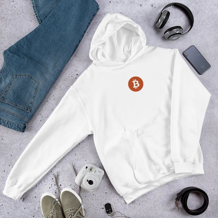 Bitcoin Logo Embroidered Hoodie product image (1)