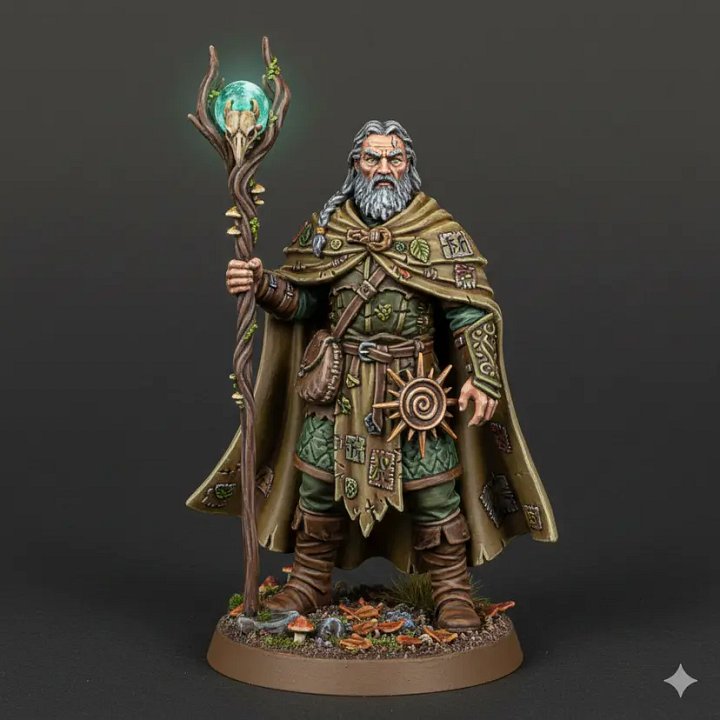 Kragen Forest Priest 3D STL product image (1)